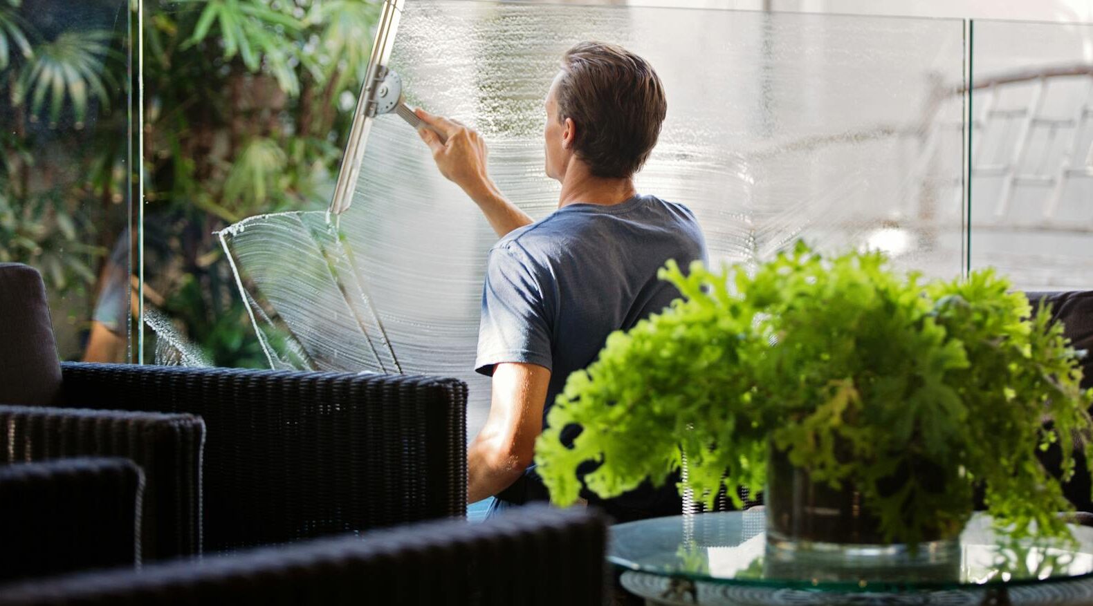 Technique de nettoyage de vitres